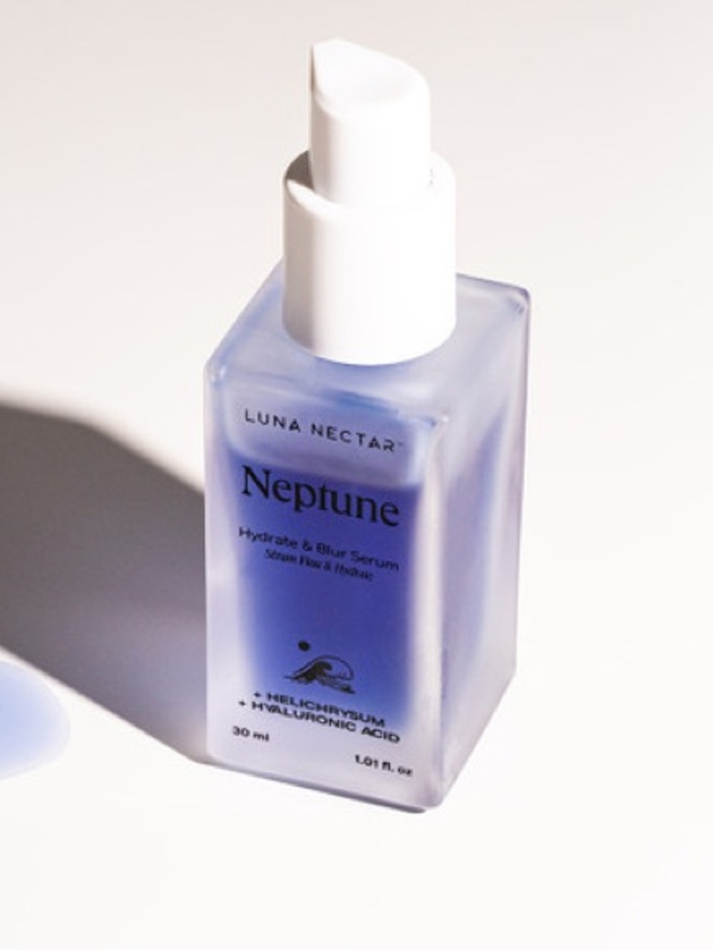 Luna Nectar NEPTUNE Hydrate & Blur Hyaluronic Acid Serum 1.01 Oz NIB